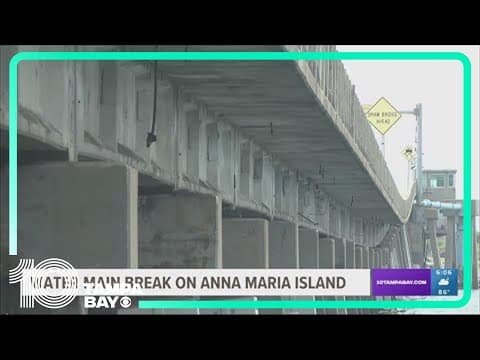 Emergency water line repairs underway in Anna Maria Island