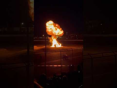 Professional Stuntman Mr. Dizzy Blows Up a Minivan at Colorado National Speedway