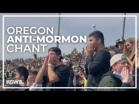 University of Oregon apologizes after anti-Mormon chant during BYU game