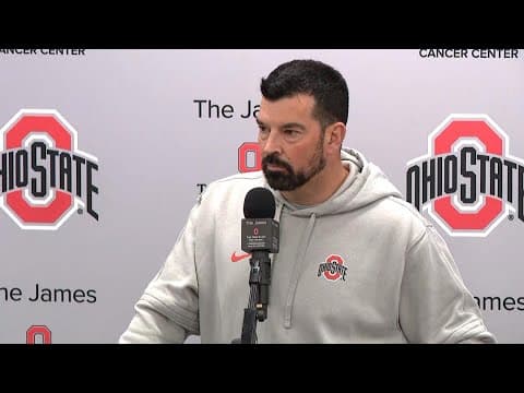 Ryan Day holds press conference as spring drills conclude