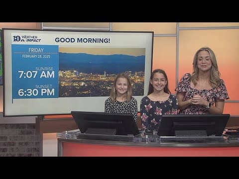 Meet our Mini Meteorologists: Lyla and Madelyn!