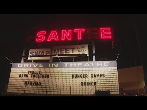 Santee Drive-In Theatre permanently closes New Year's Eve