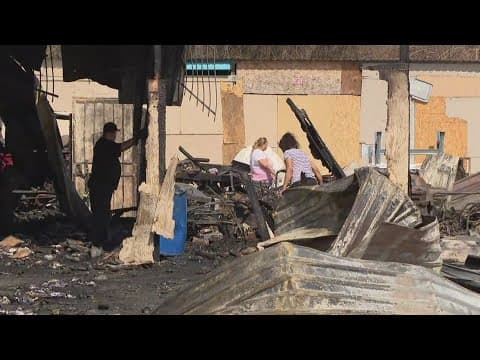30 vendor units destroyed in north Houston flea market fire