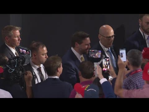 Republican delegates looking forward to speech by vice presidential nominee J.D. Vance