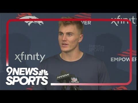 Bo Nix speaks about NFL debut