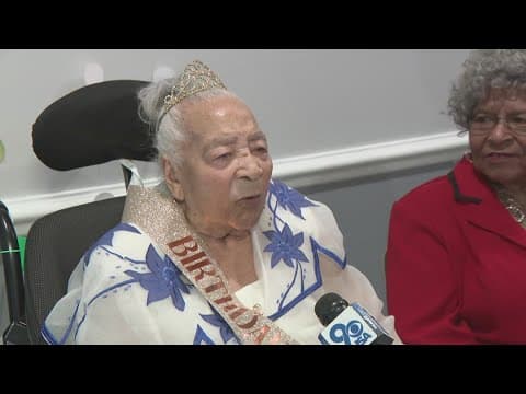 'No aches no pains. I feel good' | This DC woman just turned 106 years old