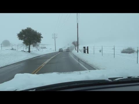 San Diego storm coverage: rain, wind, snow, and dangerous roads