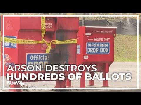 Ballot box arson in Vancouver, Portland linked, investigators say