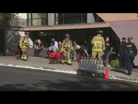 Dozens displaced by fire at senior living facility
