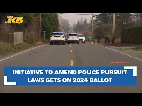 Initiative to amend police pursuit law gains enough signatures for 2024 ballot