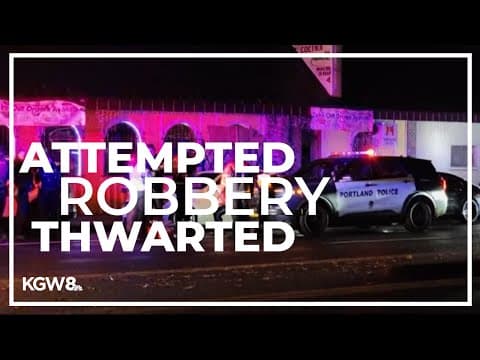 People at sports bar in NE Portland stopped an attempted robbery