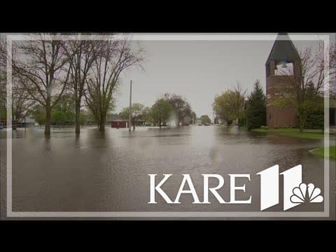 Flooding forces evacuations in southern Minnesota town