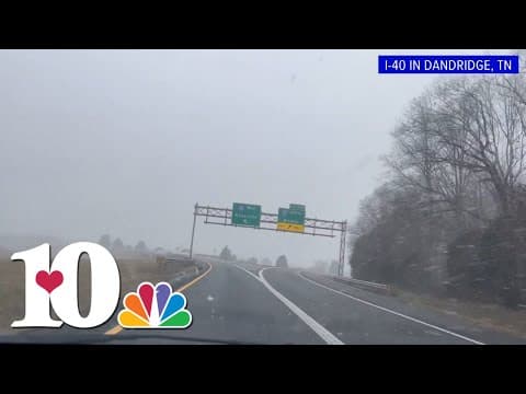 Light snow dusts parts of East Tennessee