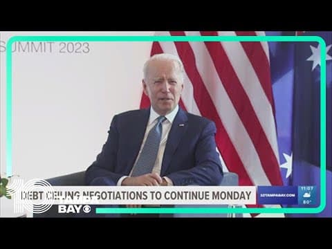 Debt ceiling: Biden, McCarthy to meet Monday as negotiators 'keep working' to resolve standoff