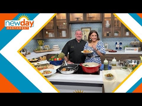 Cooking Alaskan soy glazed jumbo shrimp with Bellevue's The Watermark - New Day NW