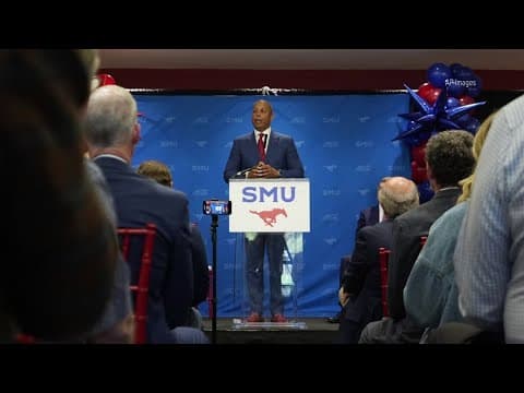 SMU leadership believe new athletic director Damon Evans can help position the school for the future