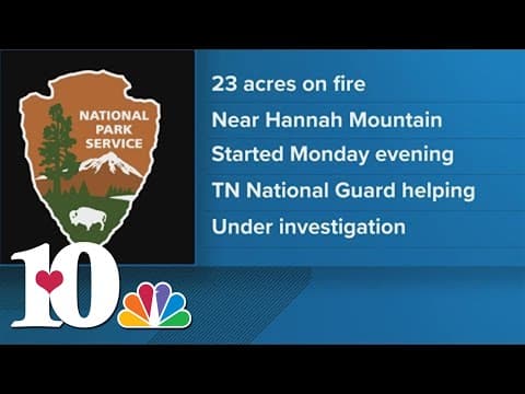 Crews work to put out fire at Flint Gap in the Great Smoky Mountains