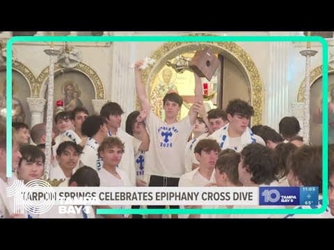 Tarpon Springs celebrates Epiphany cross dive