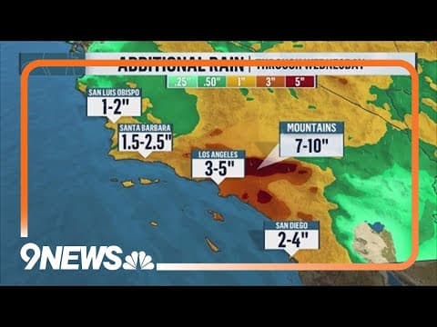 'Atmospheric River' bringing record amounts of rain, wind warnings for the California coast