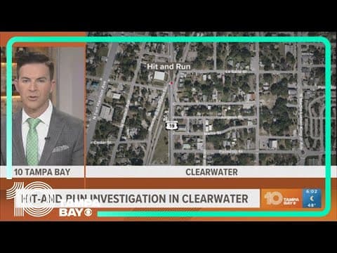 Person seriously hurt after hit-and-run crash in Clearwater, police say