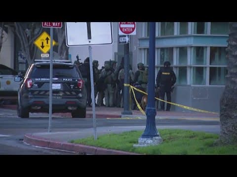 Police searching for gunman after early morning shooting in the Gaslamp leaves one man dead