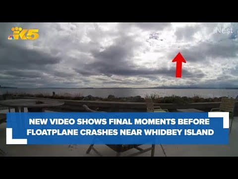 NTSB releases video of deadly 2022 Mutiny Bay floatplane crash