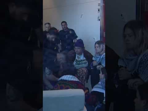 Pro-Palestinian protesters detained on college campus in Denver