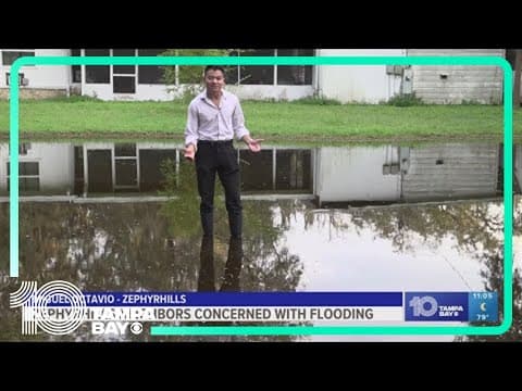 Zephyrhills neighbors concerned with flooding