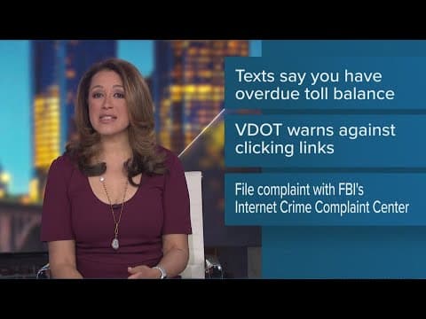 VDOT warning of new toll scam texts