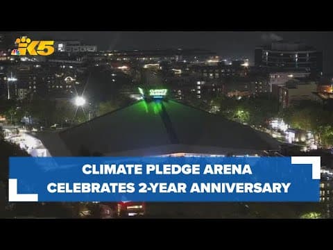 Climate Pledge Arena celebrates two-year anniversary of sports, entertainment