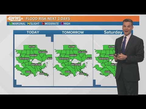 New Orleans Weather: Storms in the forecast for the next several days