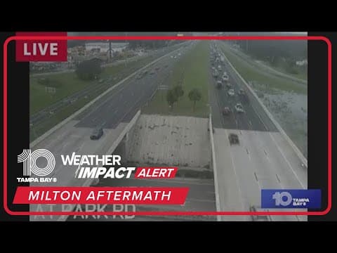 Milton updates: Here's traffic Friday morning in the Tampa area