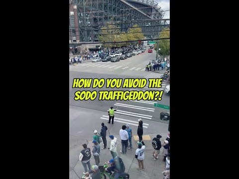 With playoff baseball in town, here's how to avoid Seattle traffic