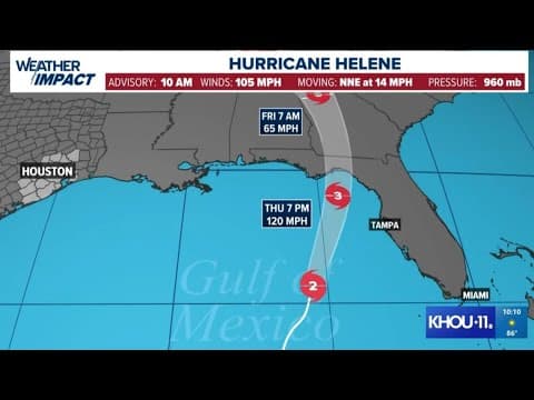 Tracking Hurricane Helene: Latest path, cone and information on the Cat. 2 storm