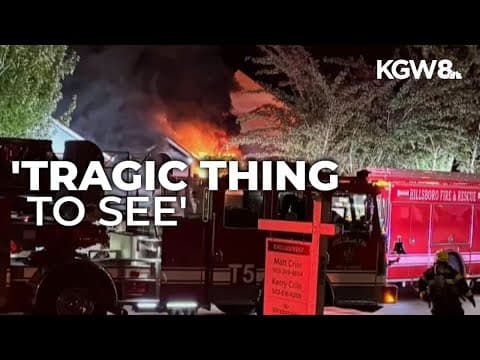 Community rallies around Hillsboro family after fire