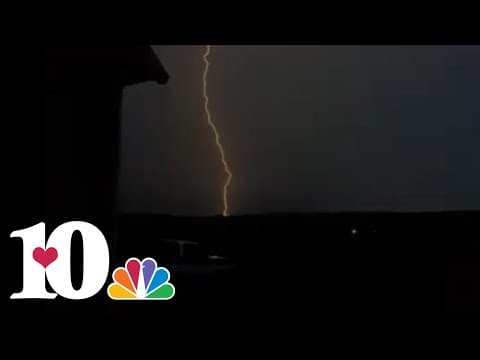 'It took it out!' || Man captures powerful bolt of lightning knocking out power in Crossville