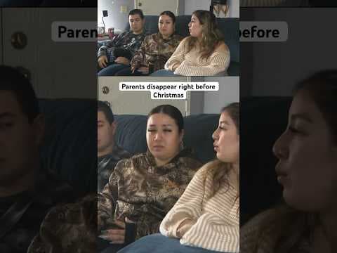 Kids search for missing parents who disappeared right before Christmas #missing #news