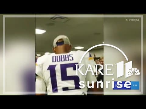 New quarterback Josh Dobbs steps in for a Vikings win