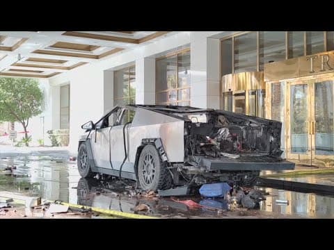 Las Vegas cybertruck explosion may have had political motive