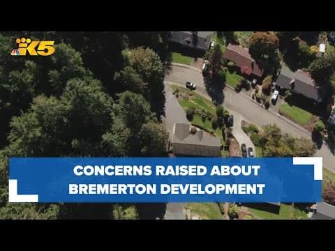 Residents raise concerns about development proposal near Bremerton