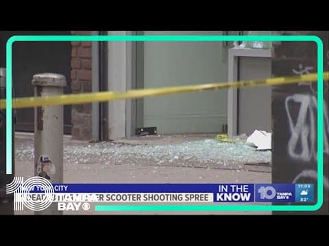 Gunman on scooter shoots randomly in NYC, police say, killing an 87-year-old and wounding 3 others