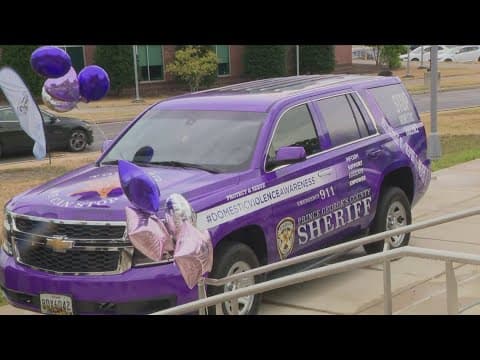 Prince George's Co. Sheriff's Office unveils SUV to raise awareness about domestic violence