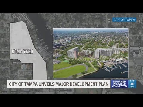 City of Tampa unveils bold redevelopment vision for northern edge of downtown