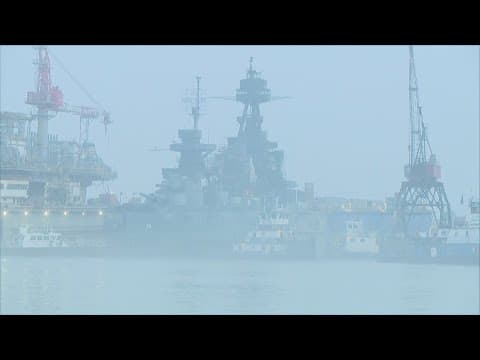 Battleship Texas to be placed back into water for next phase of restoration