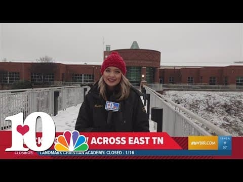 Blount County seeing an icy snow