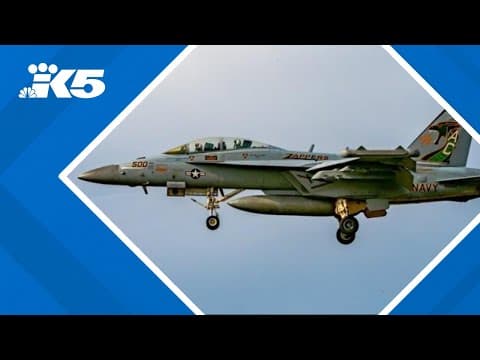 Navy searching for 2 crew members on aircraft that crashed near Mount Rainier