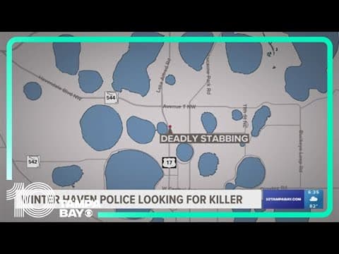 Winter Haven police looking for man who stabbed woman to death