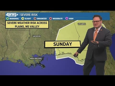 New Orleans Weather: Windy and warm through Saturday