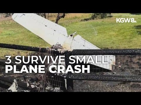 3 survive small plane crash near Sisters Eagle Airport in Deschutes County
