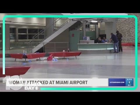Police: Woman stabbed, almost thrown off balcony at Miami International Airport